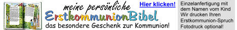 Erstkommunion Geschenk Kinderbibel